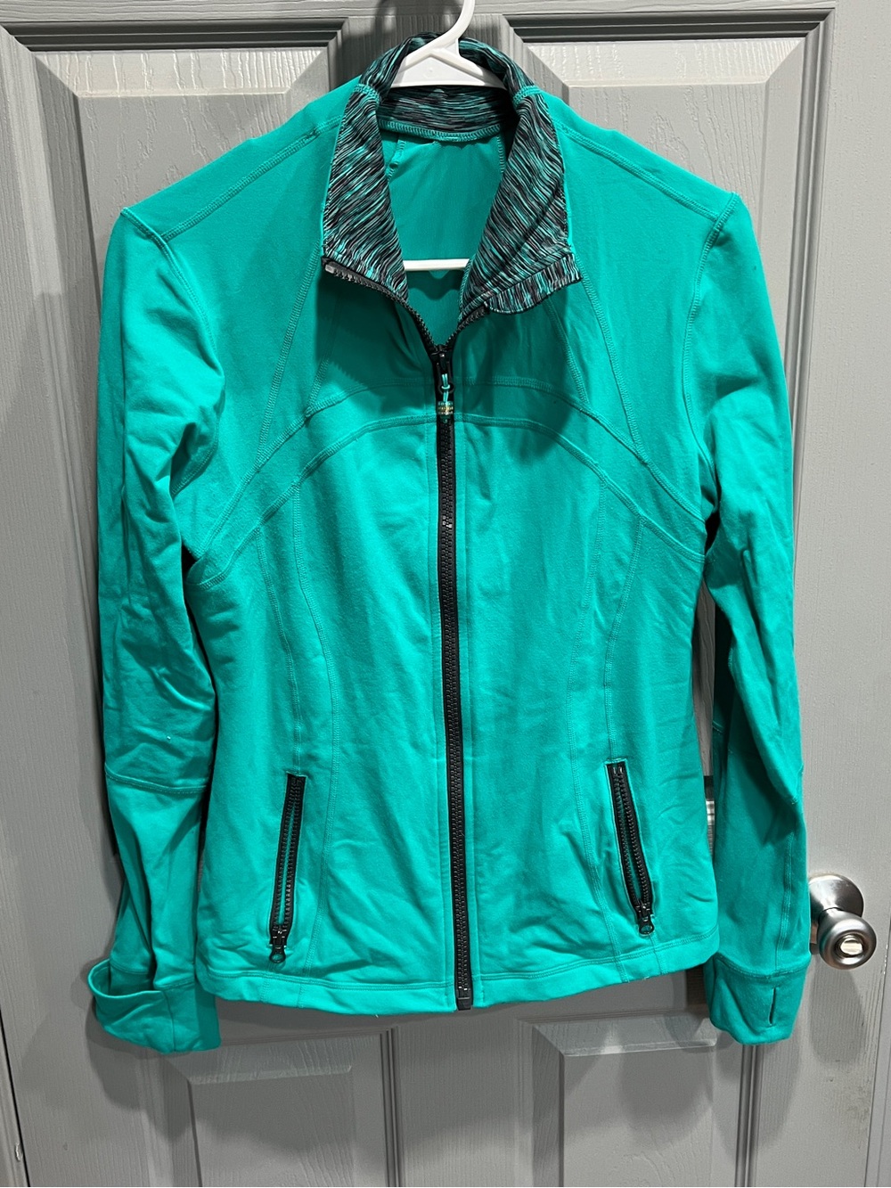 lululemon athletica Teal Full-Zip Utility Jacket
